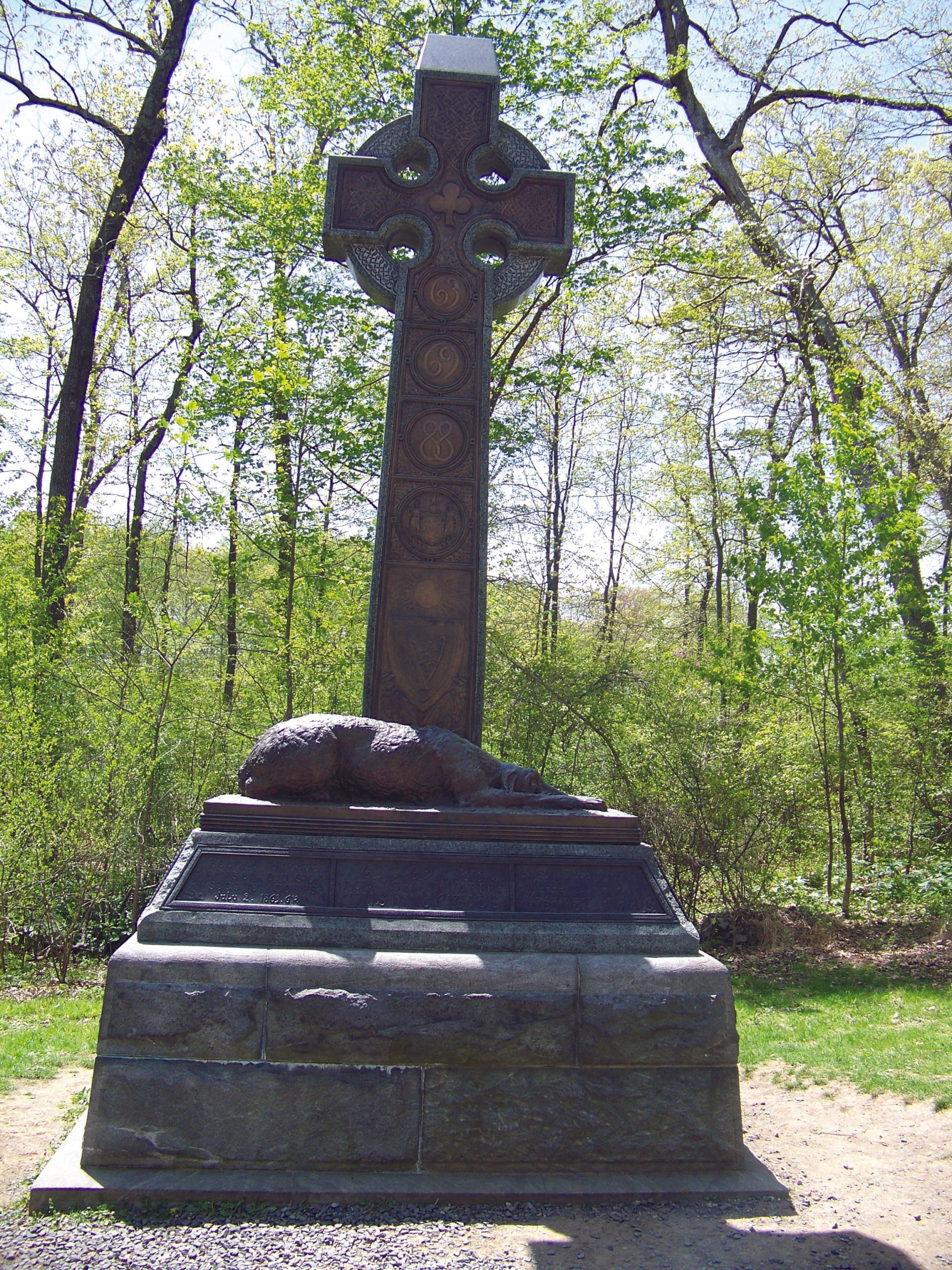 The Irish Brigade monument (author photo)