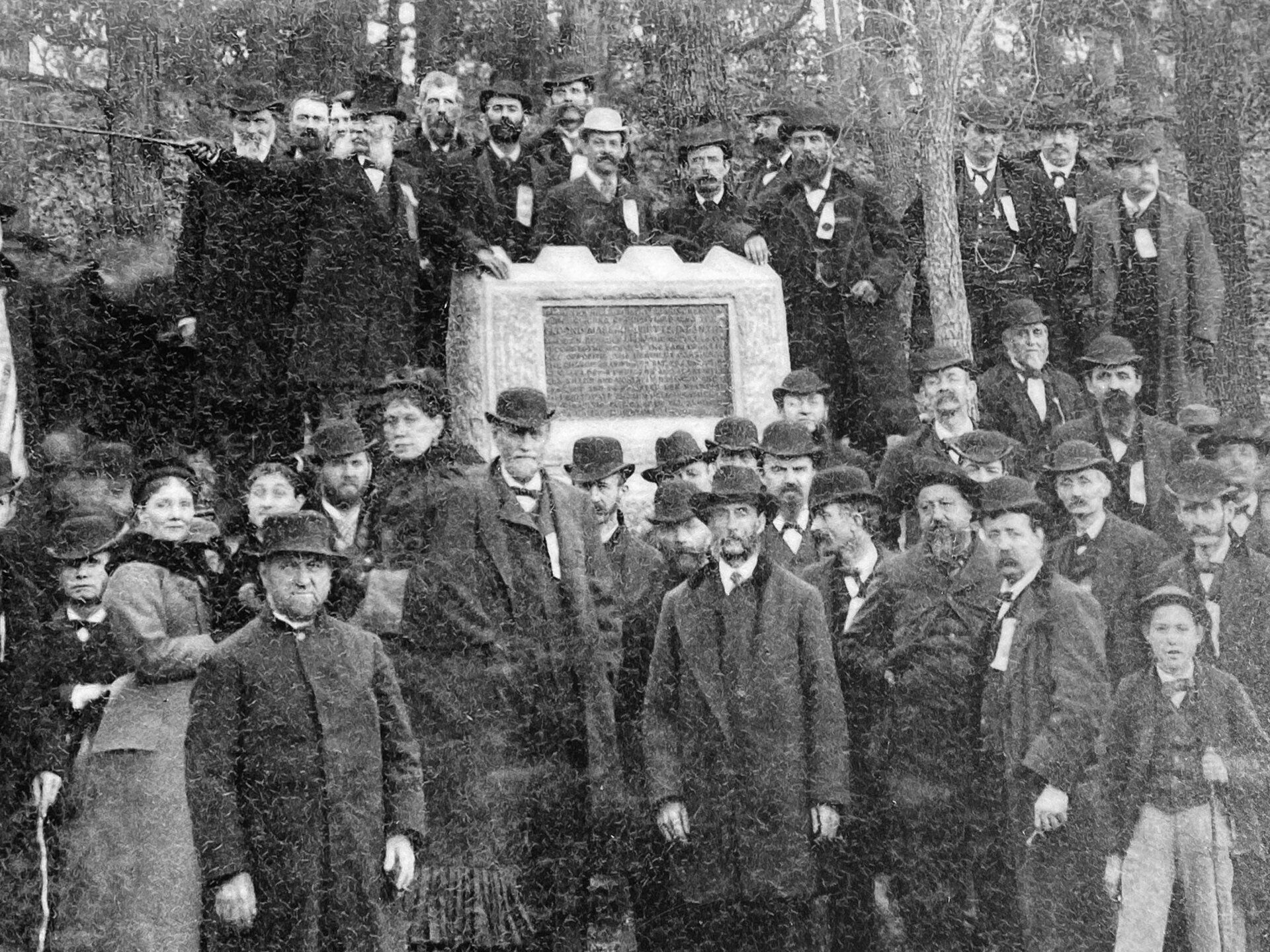 The dedication of the 2nd Massachusetts Memorial, 1879