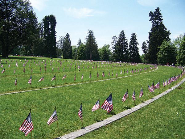 Memorial Day in the Soldiers National Cemetery (Author photo)