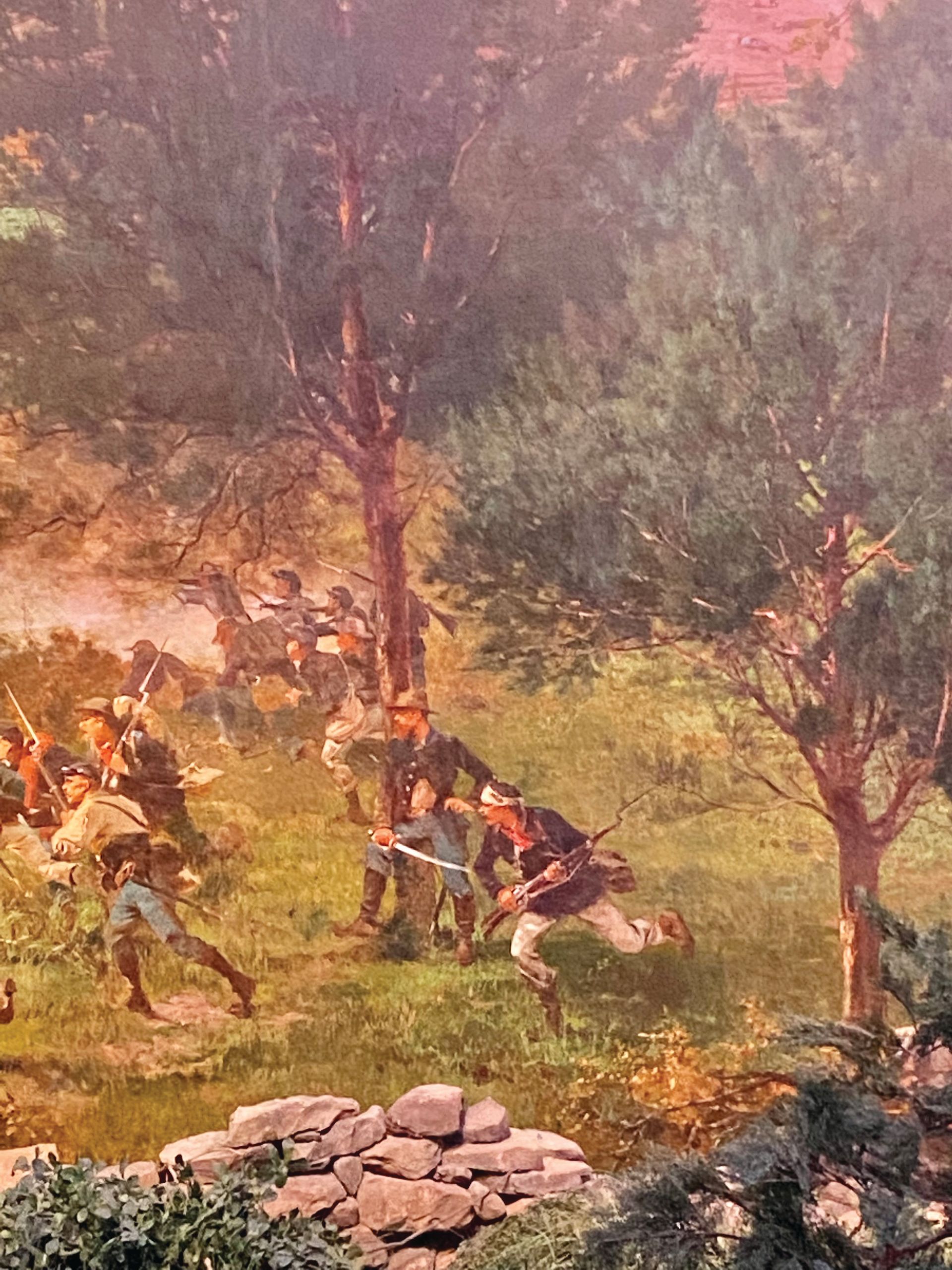 A scene from the Gettysburg Cyclorama
(Author photo)
