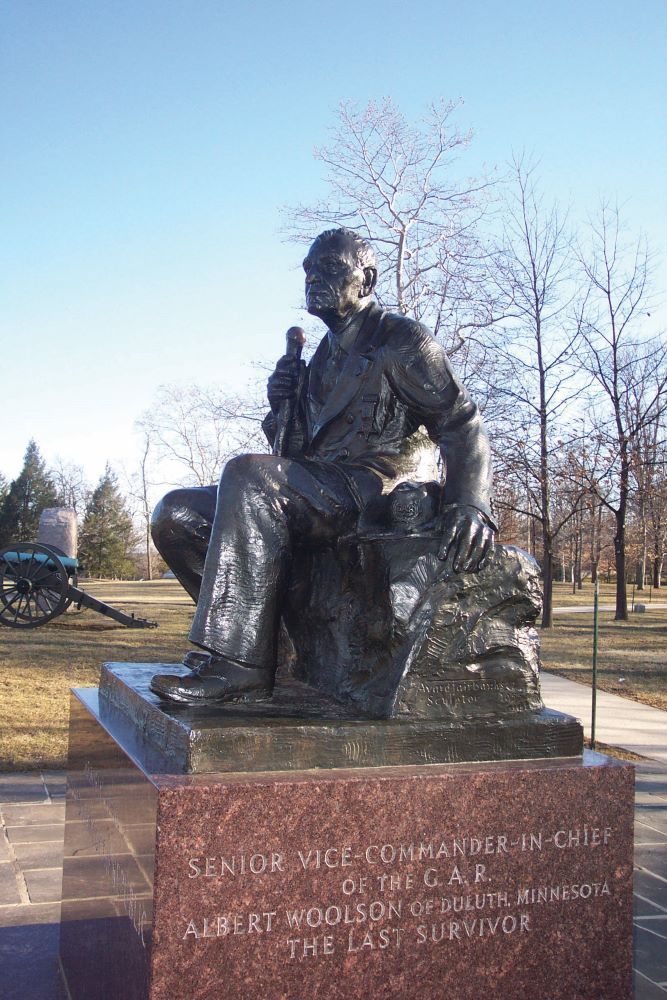 The Last Survivor Sculpture, depicting Albert Woolson, Gettysburg
(Author Photo)