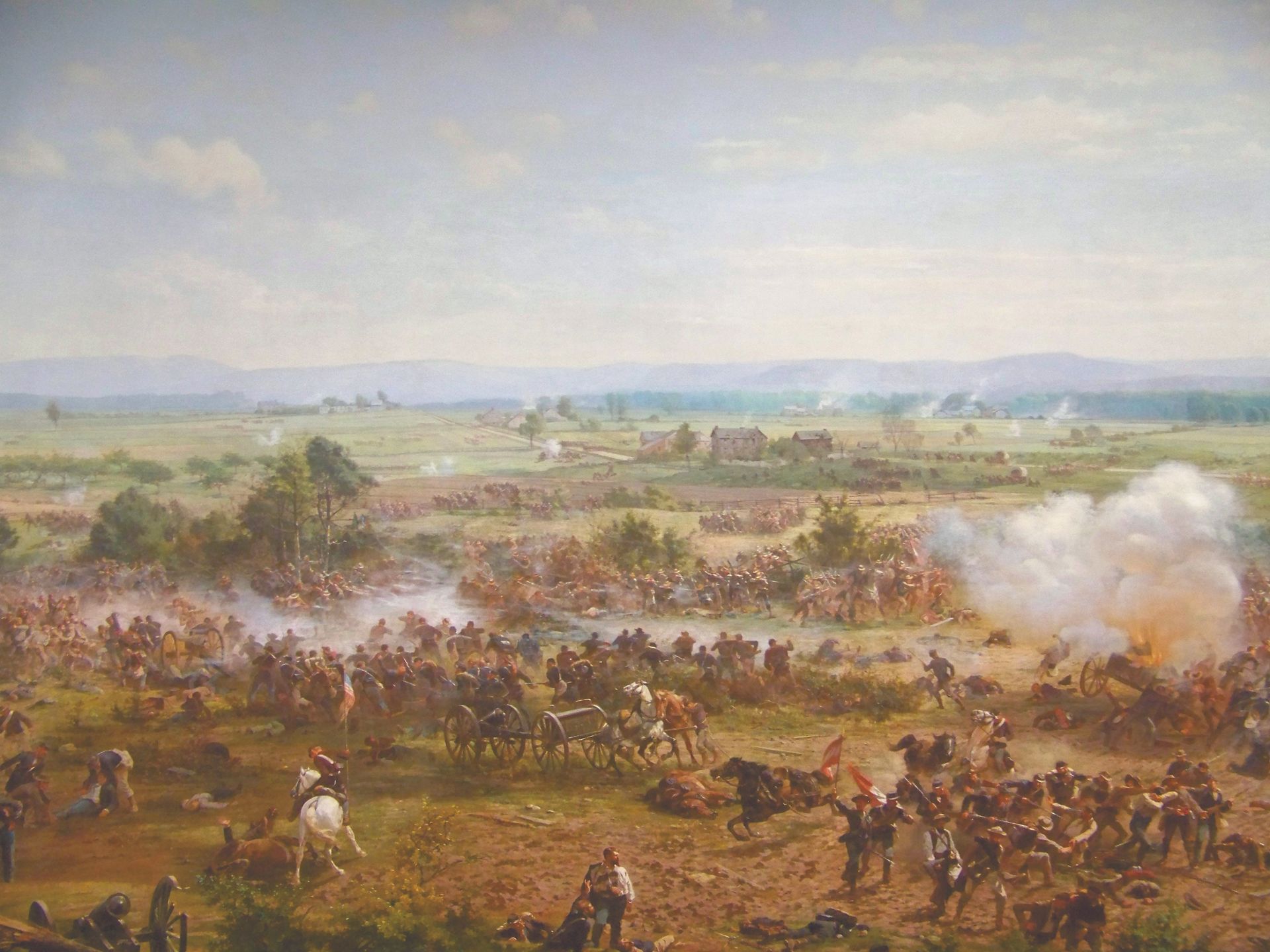 A scene from the Gettysburg Cyclorama
(Author photo)
