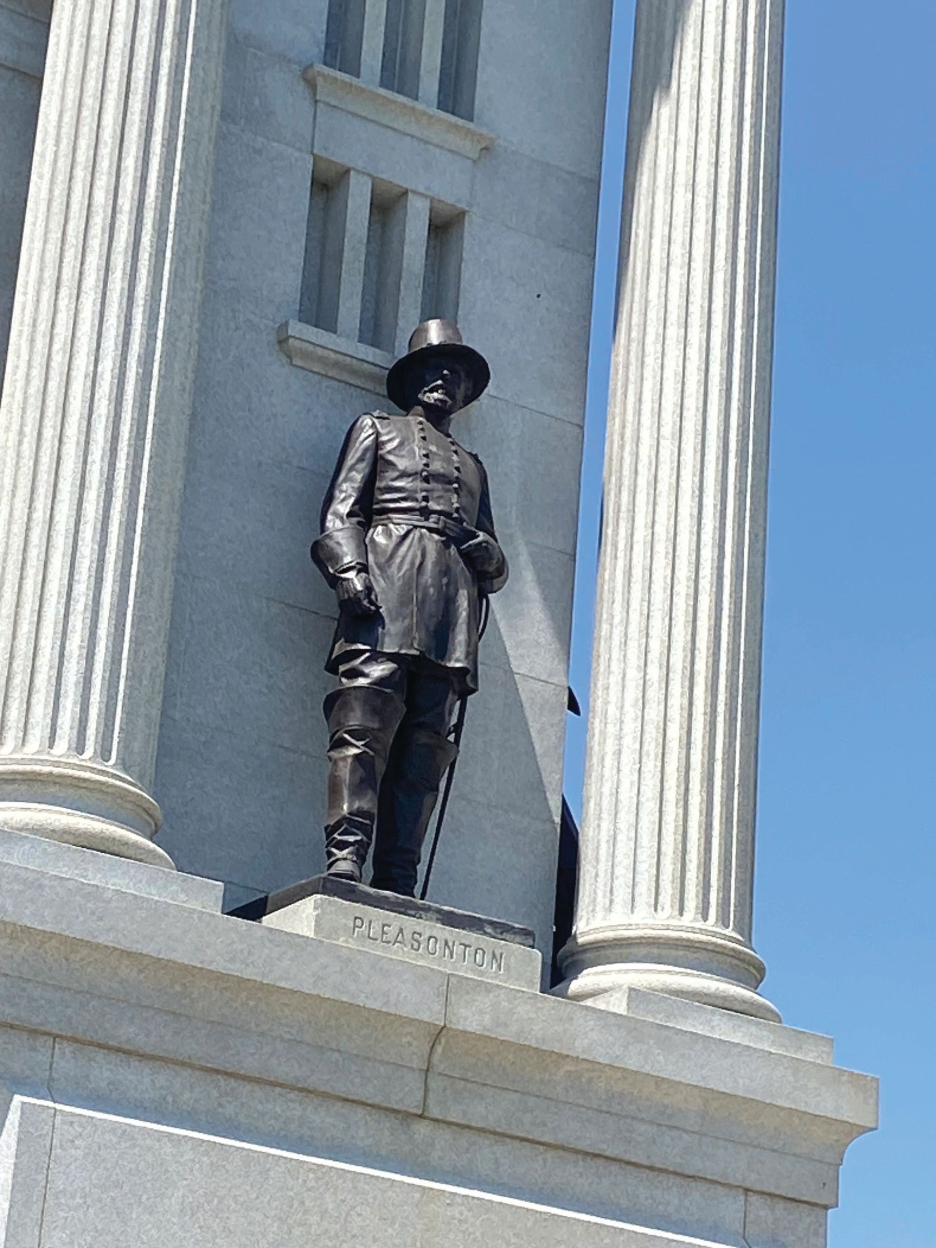 Pleasonton statue, The Pennsylvania Memorial
(Author photo)