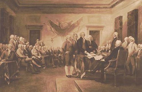 The Signing of the Declaration
(Library of Congress)
