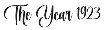 The Year 1923