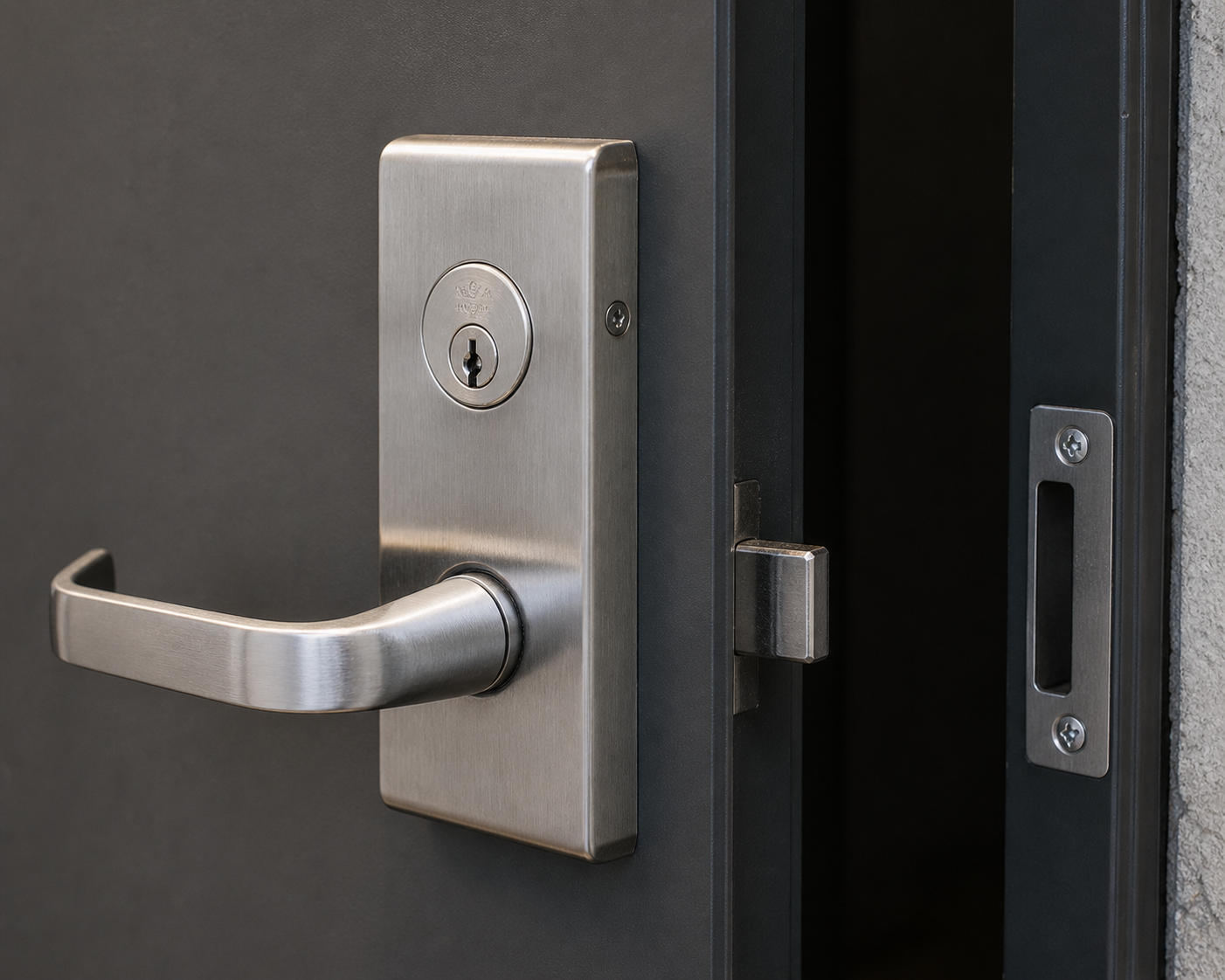 Commercial Door deadbolt for business locksmith services
