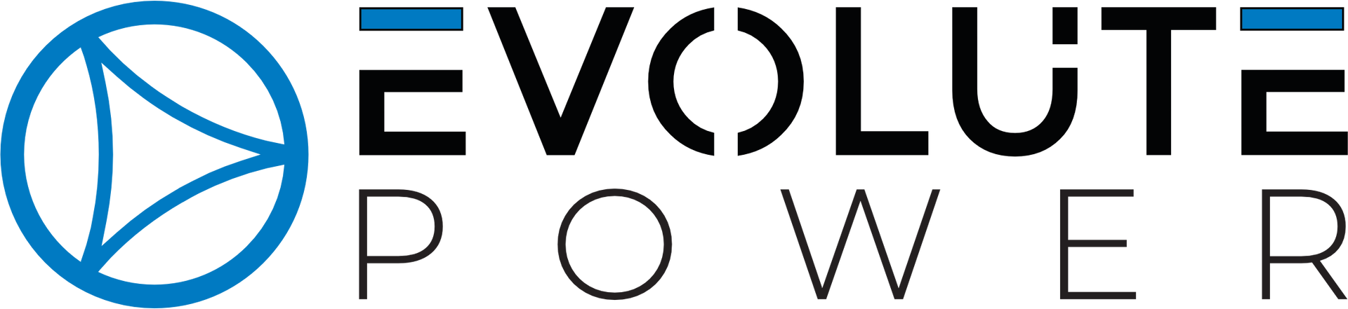 The logo for Evolve Power on a white background.