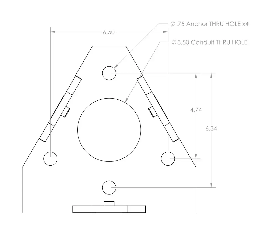 Wattz Up Standard Pedestal for EV Chargers with Optional Dual Forward-Facing Housing