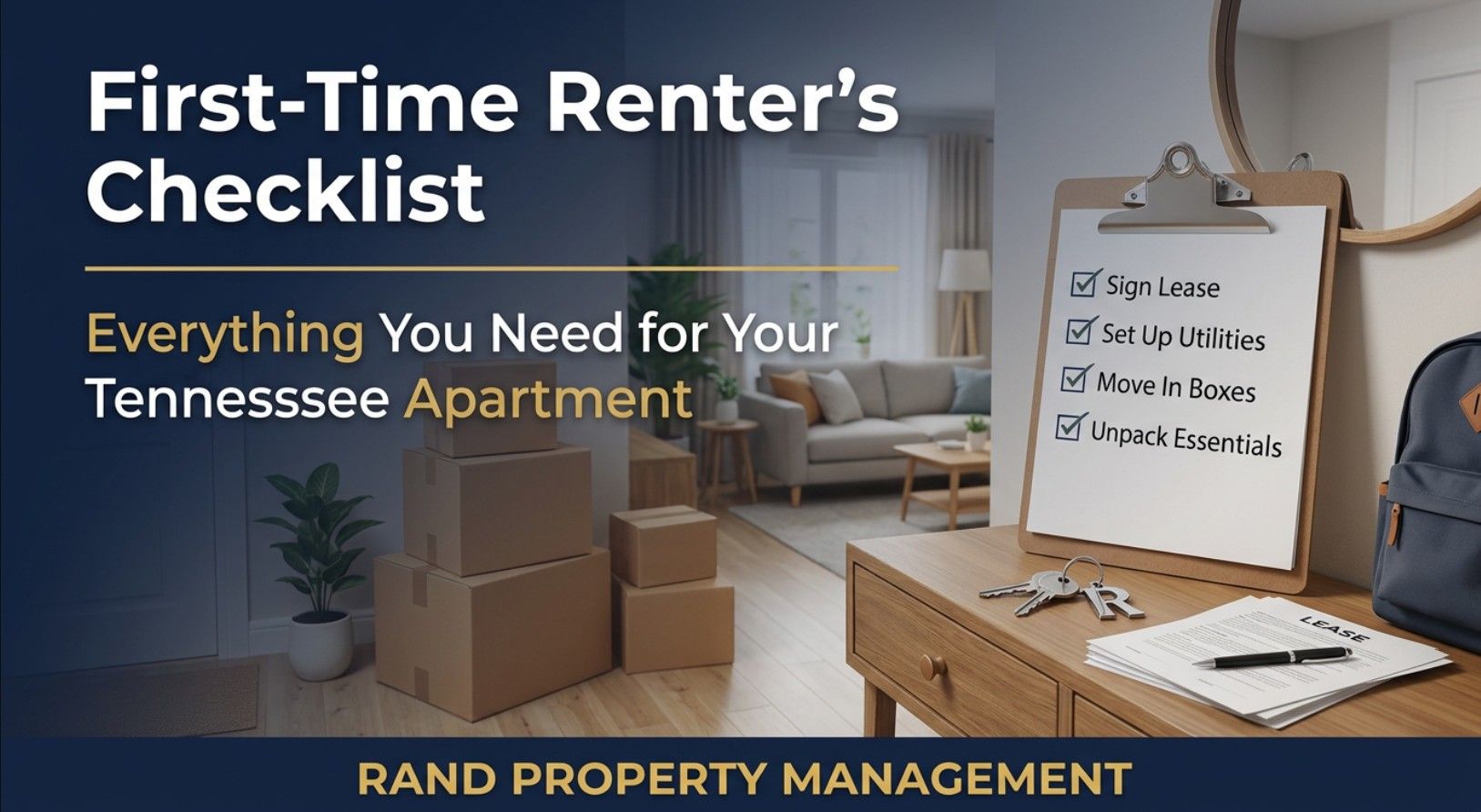 First-Time Renter's Checklist: Everything You Need for Your Tennessee ...