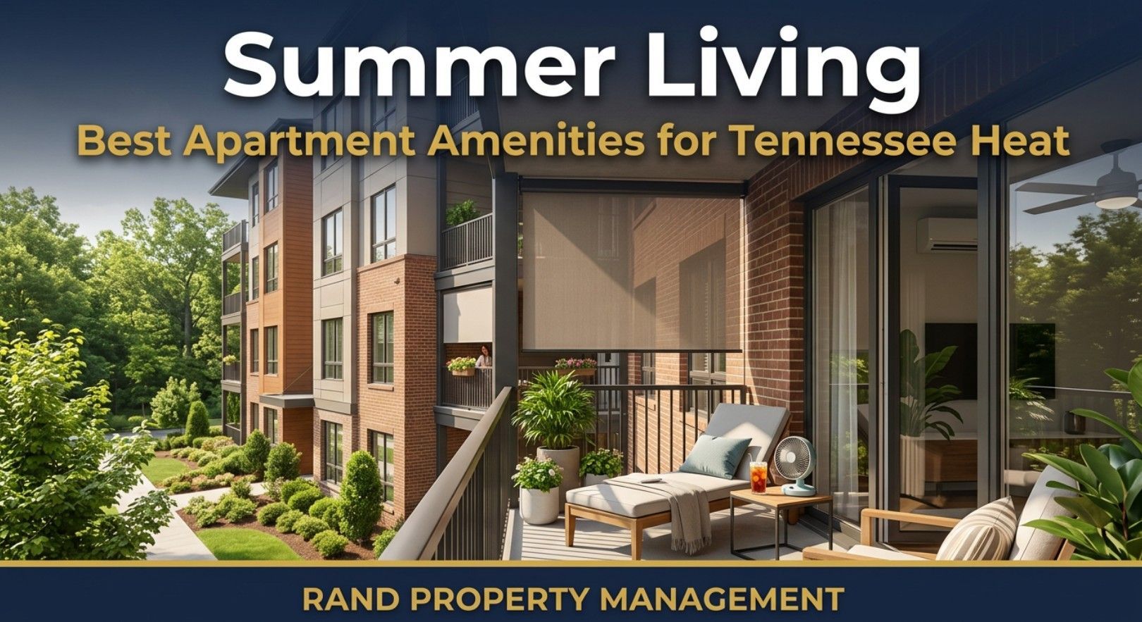 apartments with deck/patio Tennessee, apartment amenities
