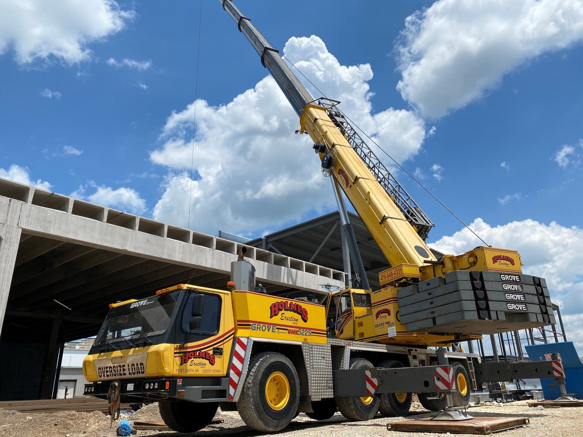 225 Ton Crane | Fort Smith, AR | Holmes Erection Inc.