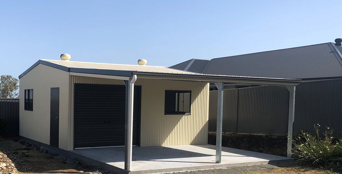 small storage shed it already erected— Northern Rivers Sheds in South Lismore, NSW