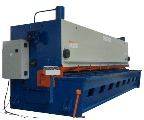 Guillotine sheet metal cutting