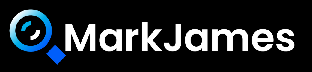 A black and white logo with a heart in a circle.