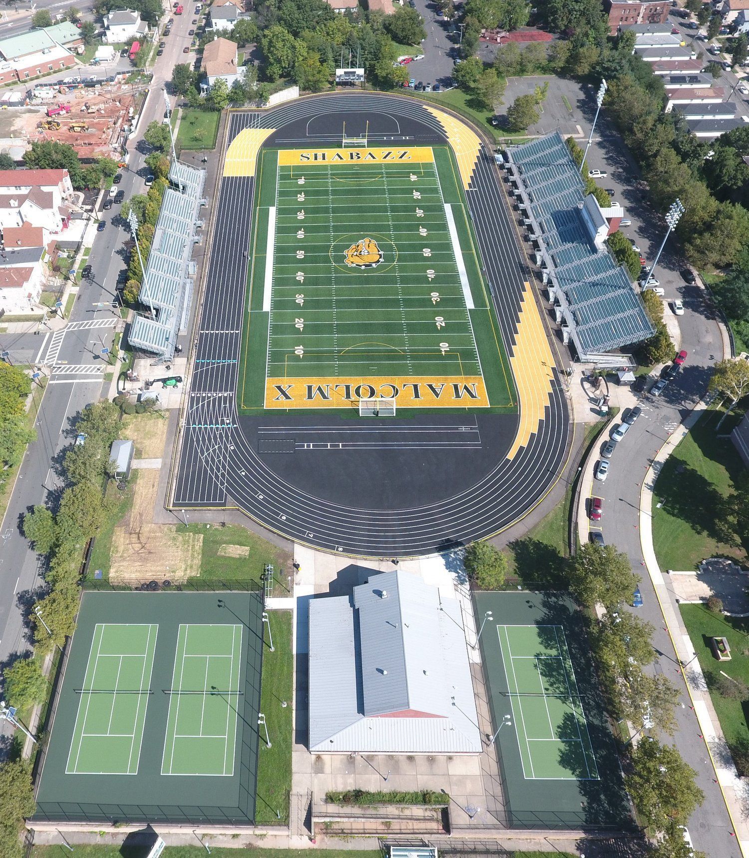 Malcolm X. Shabazz High School Track, Field and Tennis Courts, Newark Public Schools, Newark, NJ