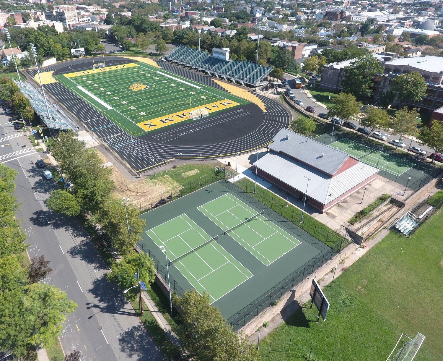 Malcolm X. Shabazz High School Track, Field and Tennis Courts, Newark Public Schools, Newark, NJ
