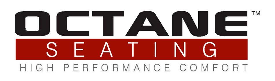 A logo for octane seating high performance comfort