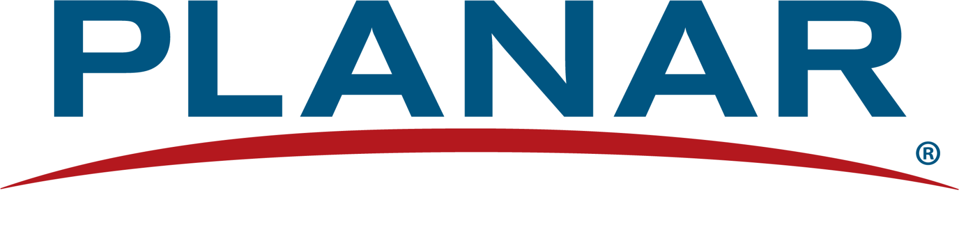 The planar logo is blue and red with a white background.