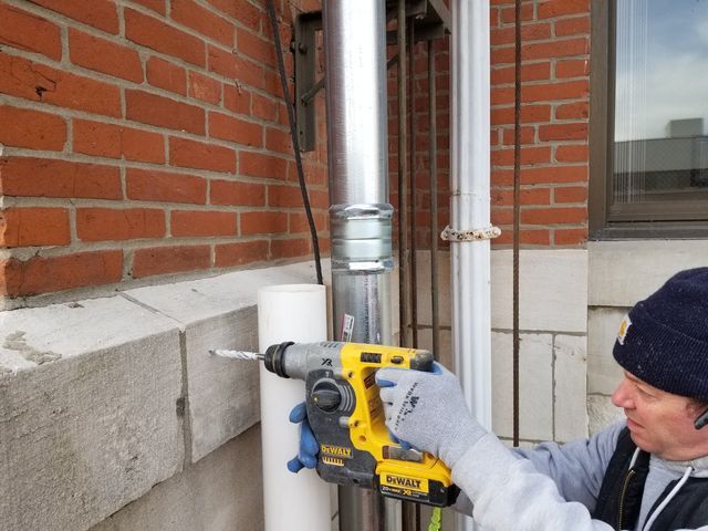 Drilling a hole