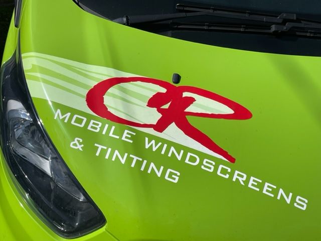Vehicle Bonnet Featuring Company Logo — Windscreen Repair Central Coast