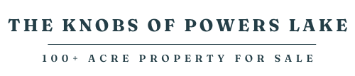 knobs of powers lake logo