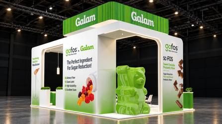 Exhibition booth for Galam, by integral