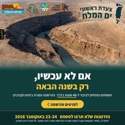 עבודת שיווק: שנה הבאה צעדת ראשוני ים המלח, integral