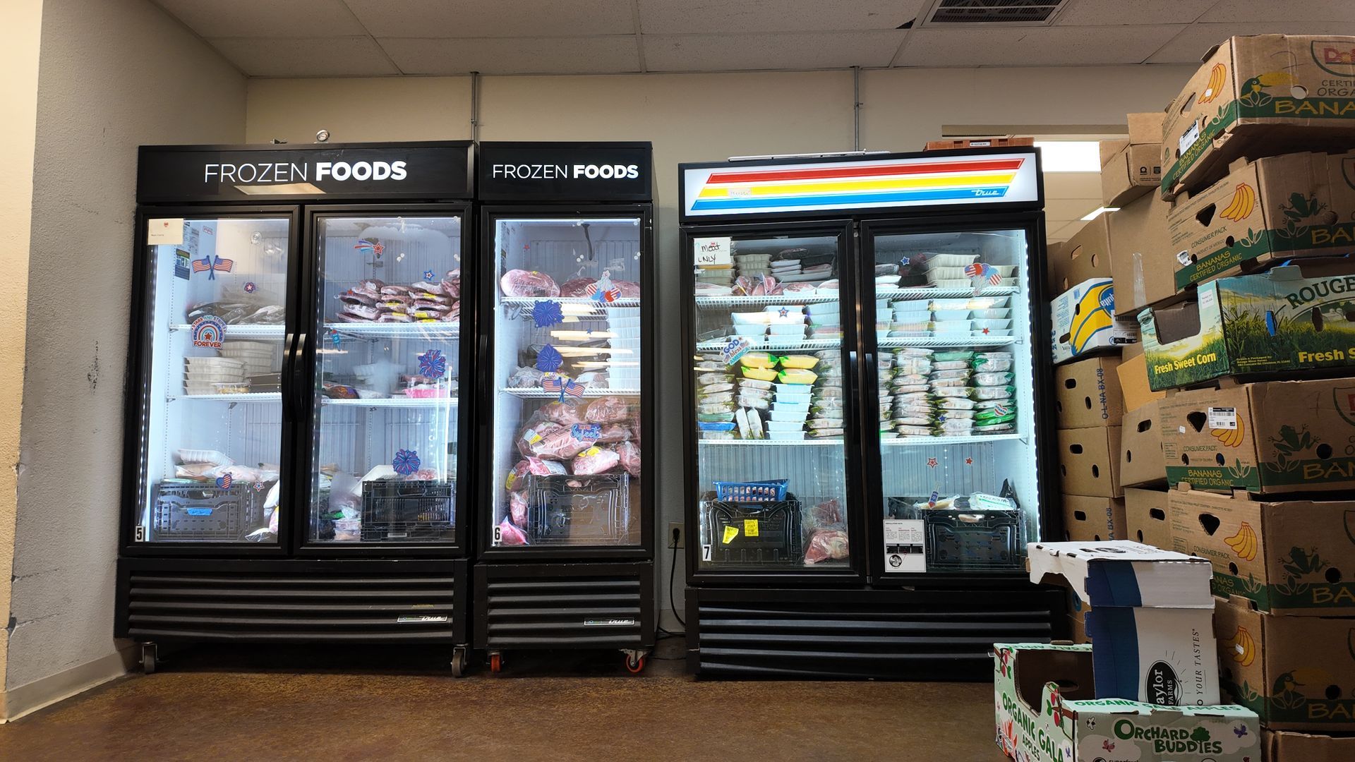 Fresh food section