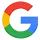 Google logo, featuring the stylized letter G in blue, red, yellow, and green.