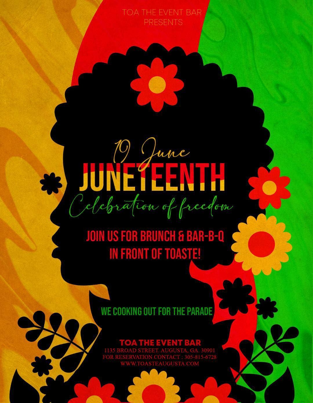 June Teenth Special - Augusta, GA - Toaste