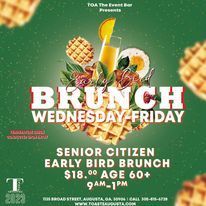 Early Bird Brunch Flyer — Augusta, GA — Toaste