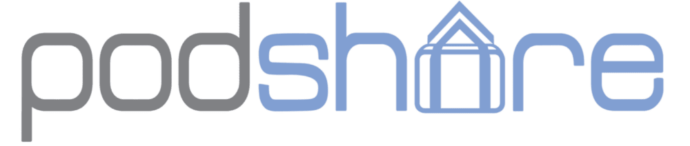 PodShare logo - Home link