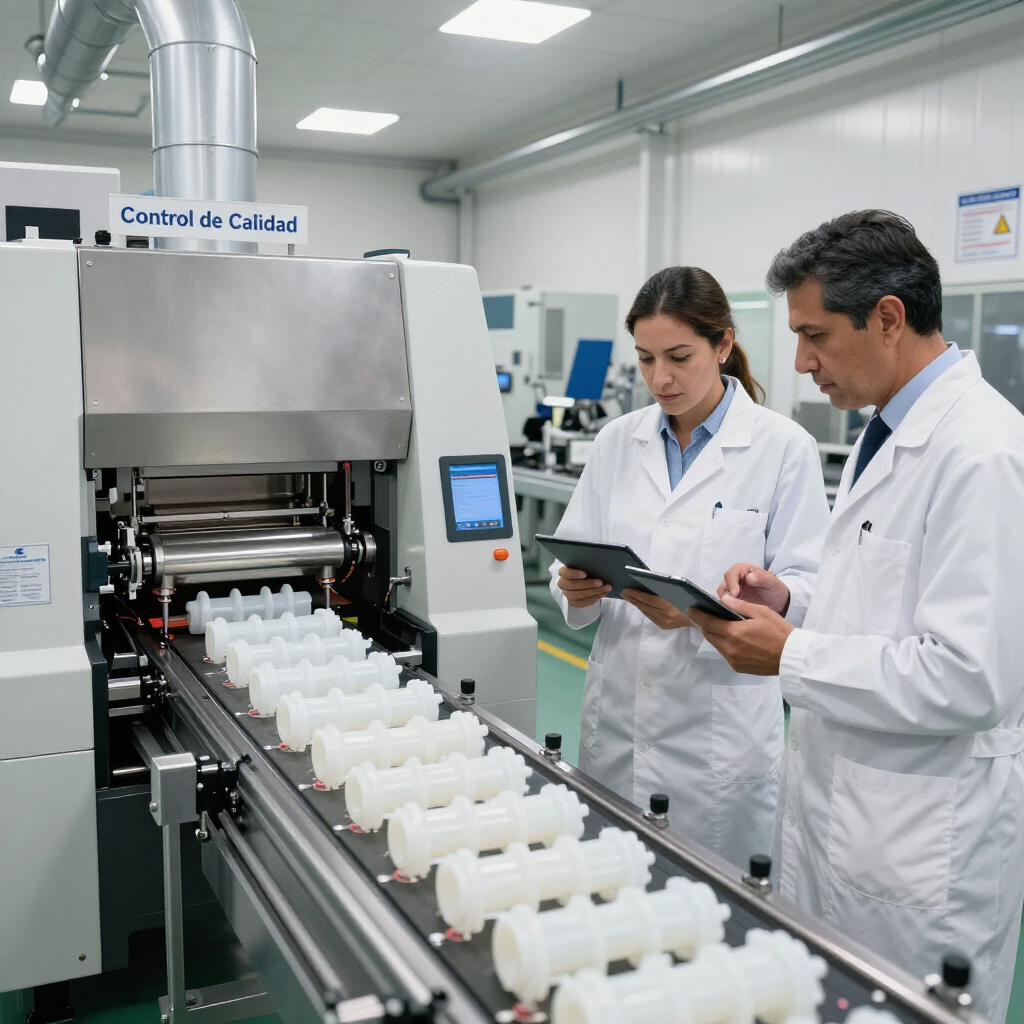 Planta de extrusión e inyección de PERFILES PLASTIMEX en Querétaro