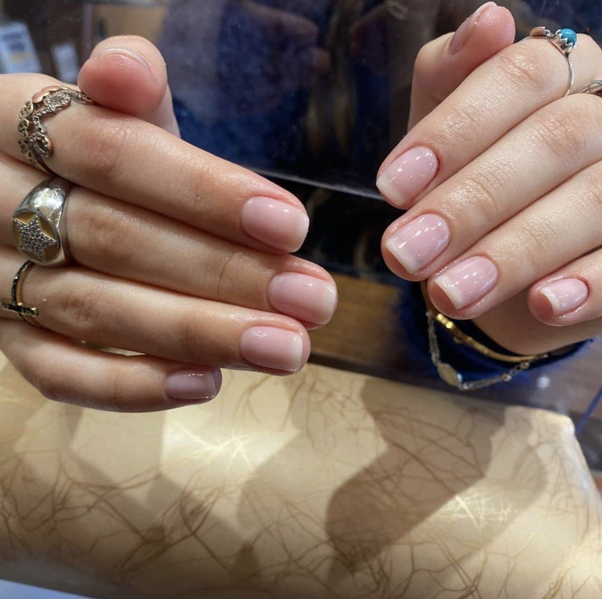 manicure neutral varnish