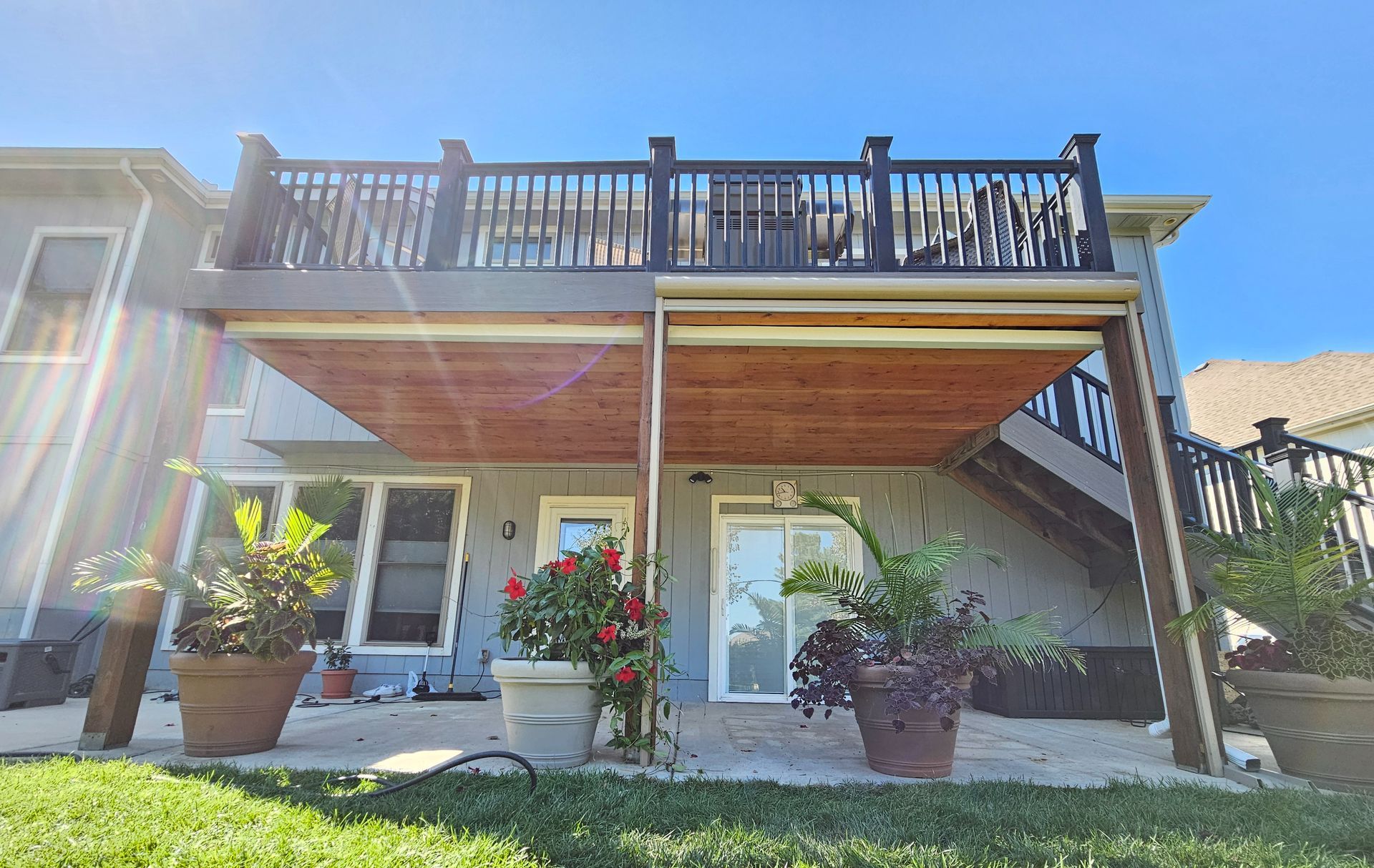 New composite deck by Renew Deck and Fence