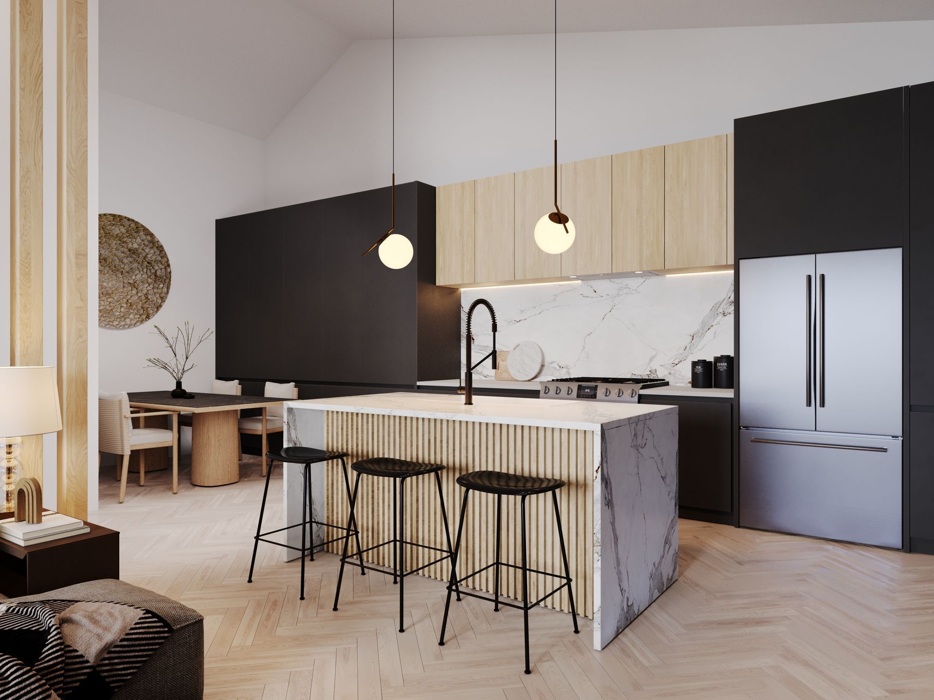 unit 13 kitchen view 22crownst