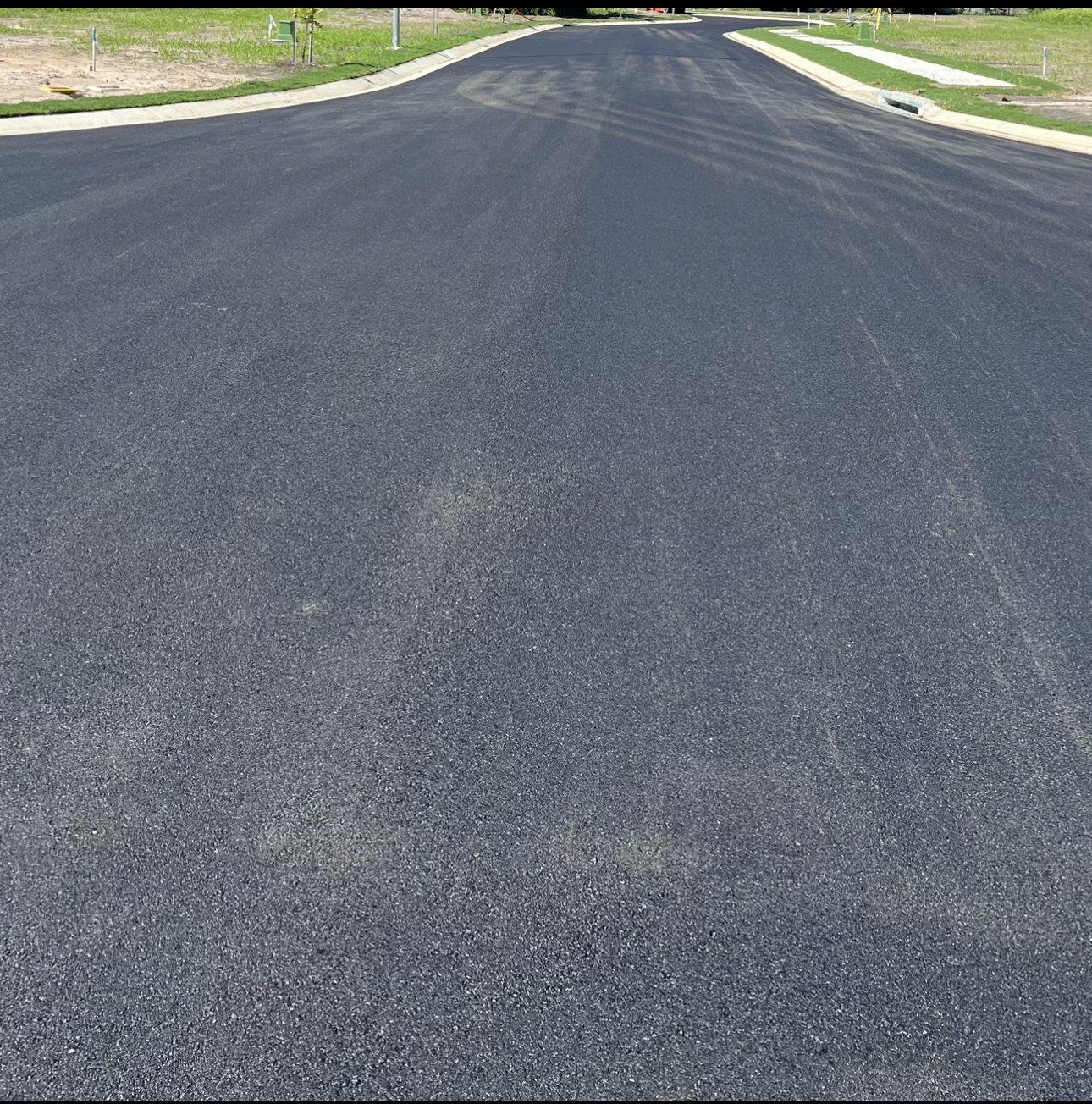 Fresh Asphalt on a trail — Appian Roads In Urangan, QLD