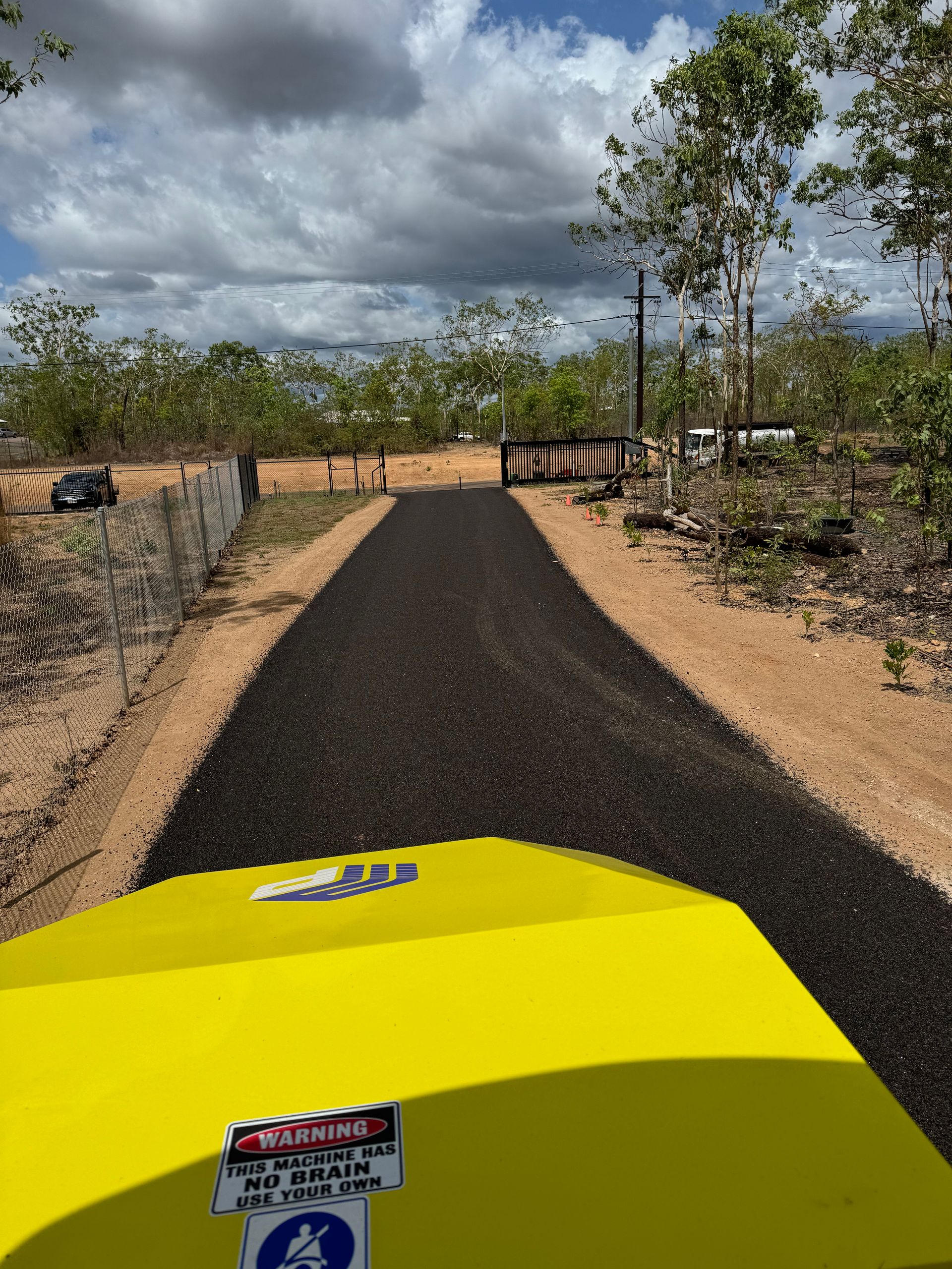 Fresh Asphalt on a trail — Appian Roads In Urangan, QLD
