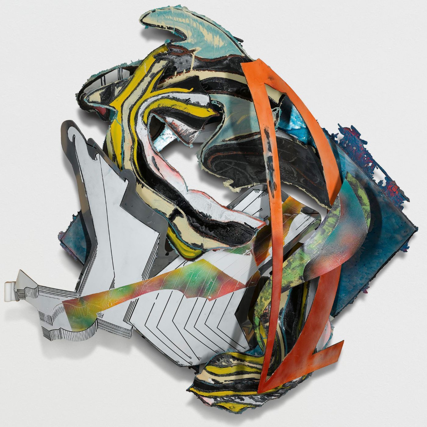 Frank Stella: sculpture Cutting In