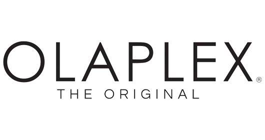 OLAPLEX logo with “THE ORIGINAL” tagline in black on a white background