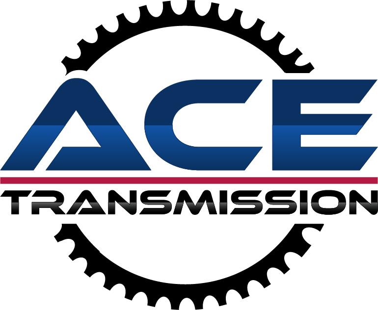 The Ace Transmission logo features the word