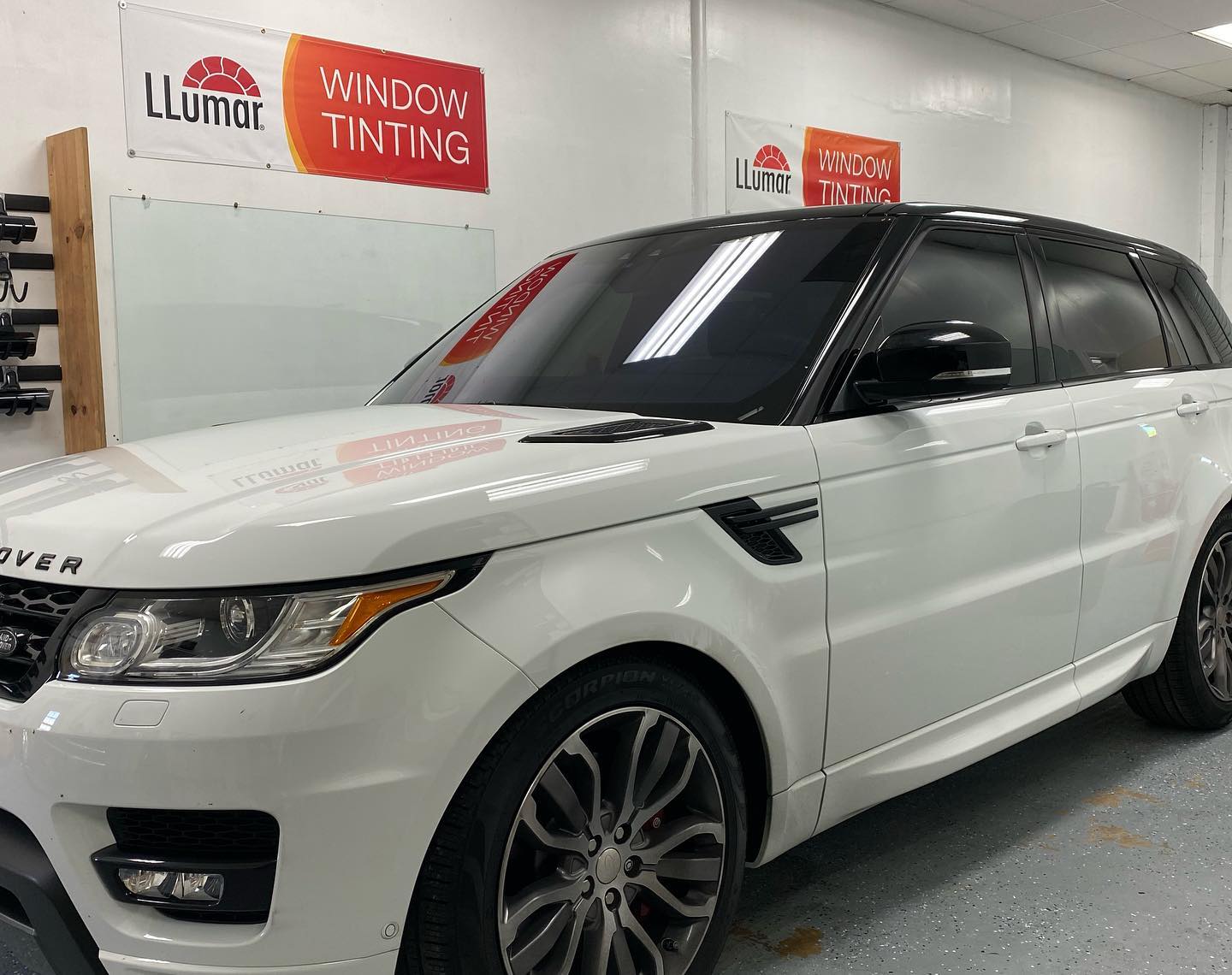 SUV window tinting