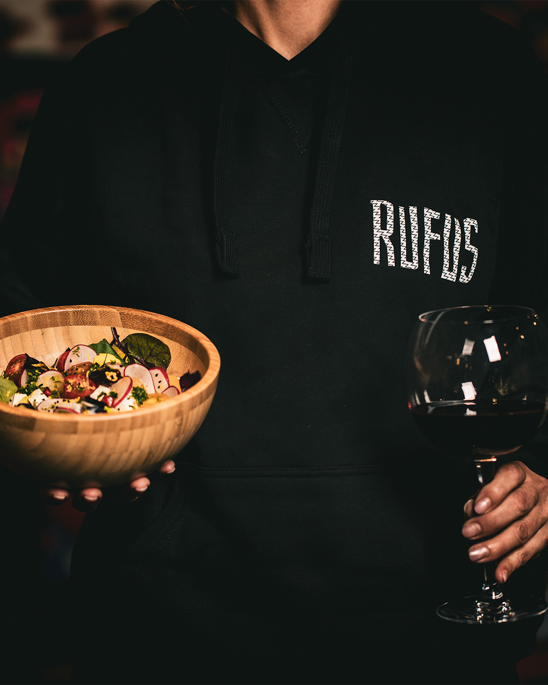 A Journey of Passion from Tirana to Amsterdam. Couple of red wines and delicious food.