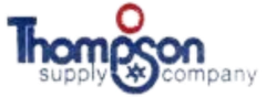 Thompson Supply Company logo in blue and red with a gear icon