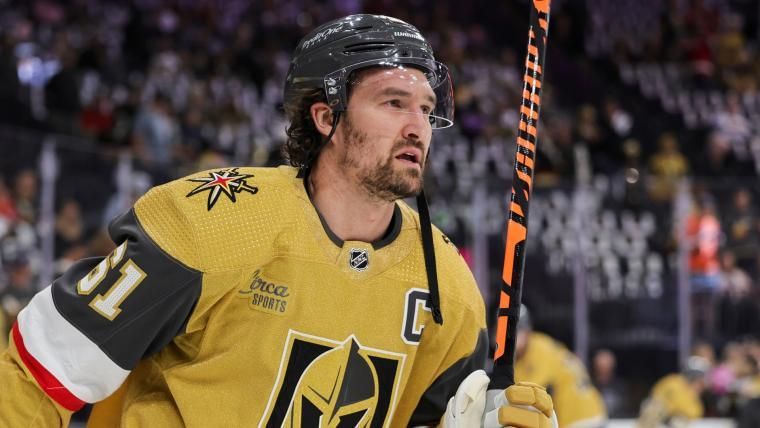 A photo of Las Vegas Golden Knights captain Mark Stone on the ice