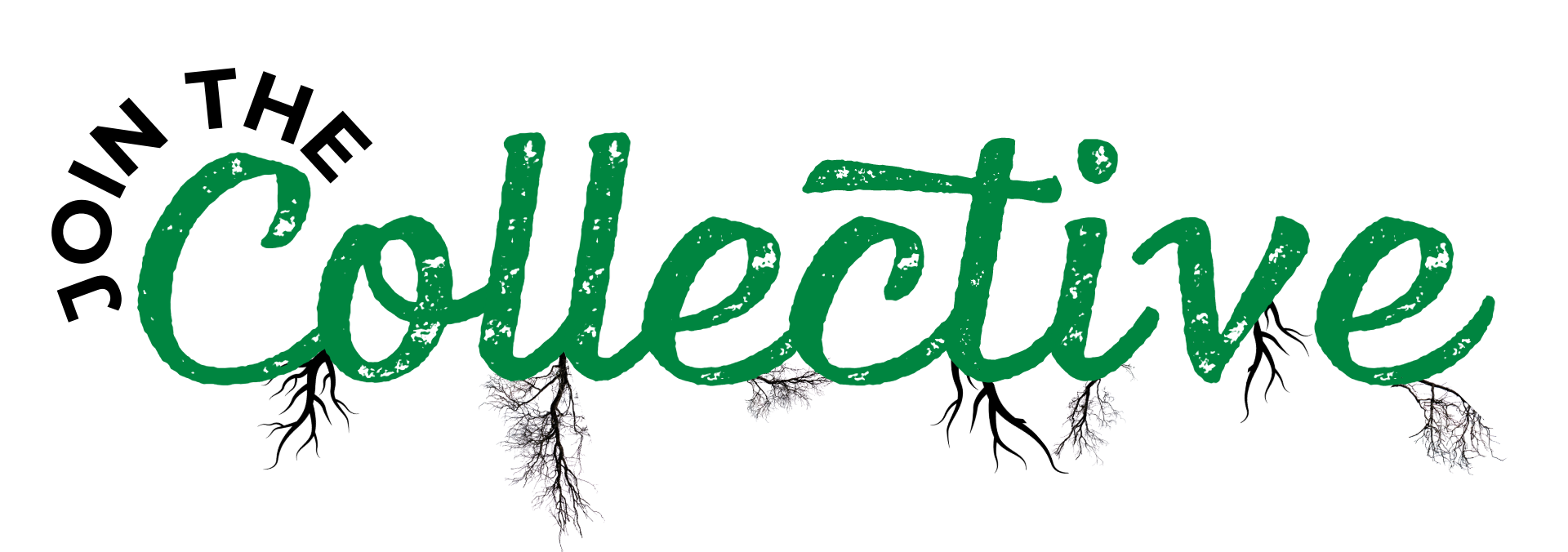 The word collective is written in green on a white background.