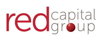 Logo for Red Capital Group, red text