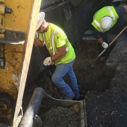 Picture of Water Pipes in The Ground | Grove City, OH | CST Utilities Picture of Water Pipes in The Ground | Grove City, OH | CST Utilities