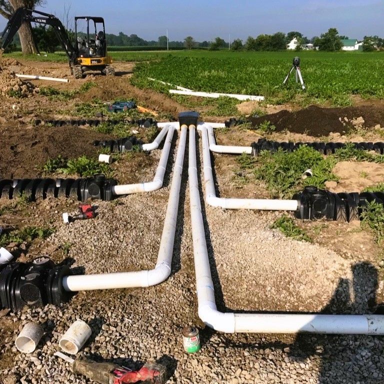 A Close up Picture of A Leach Field | Grove City, OH | CST Utilities A Close up Picture of A Leach Field | Grove City, OH | CST Utilities