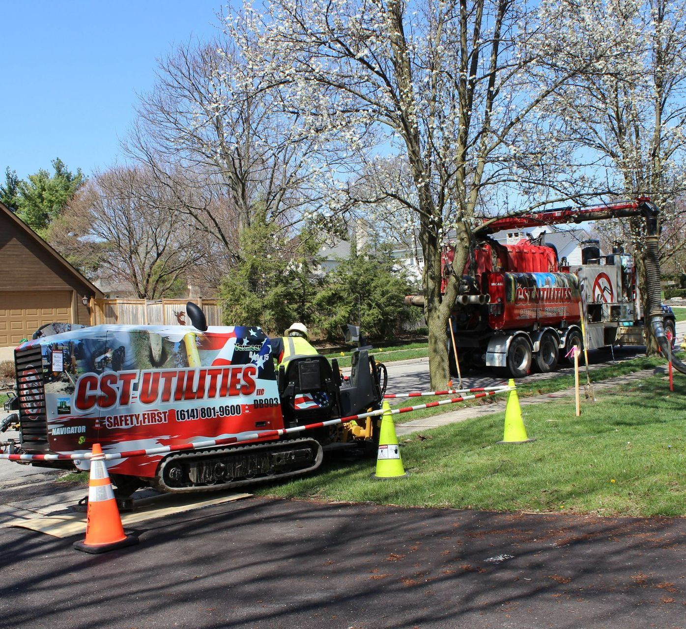 A Man Checking the Pipe's Quality | Grove City, OH | CST Utilities